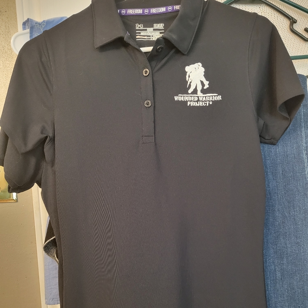 Wounded warrior polo shirt women